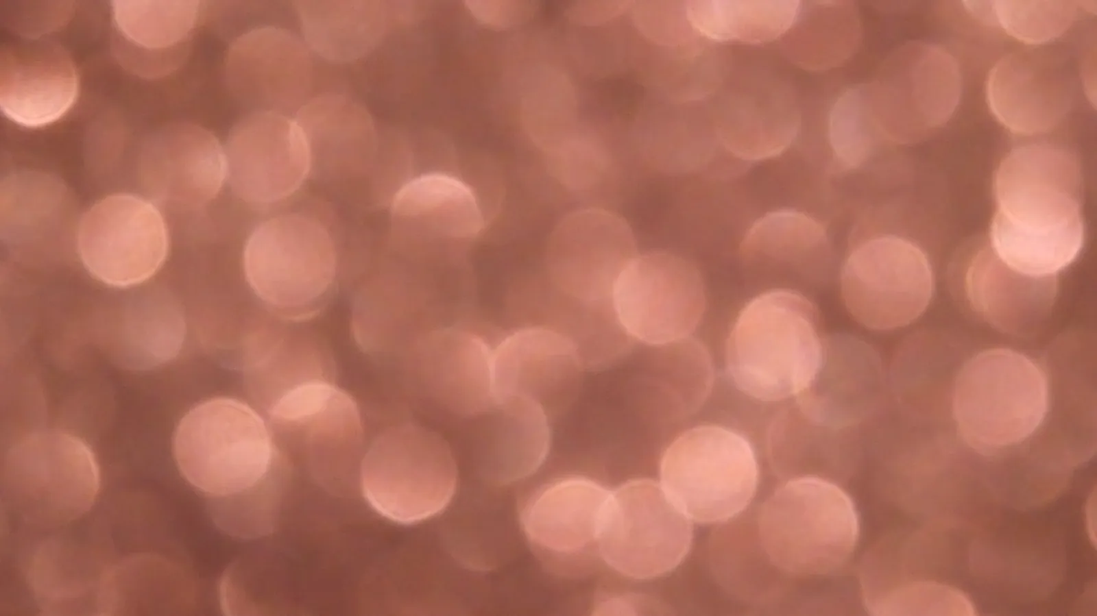 Soft rose-gold bokeh