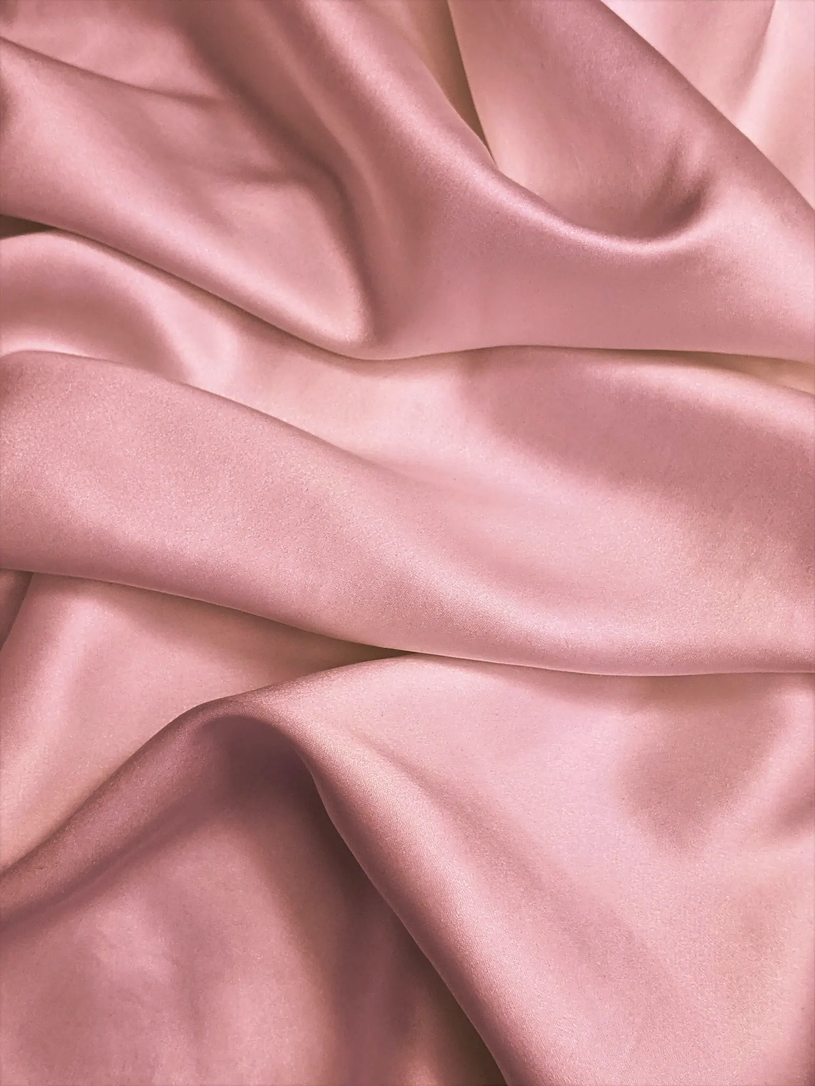 Blush-pink silk folds